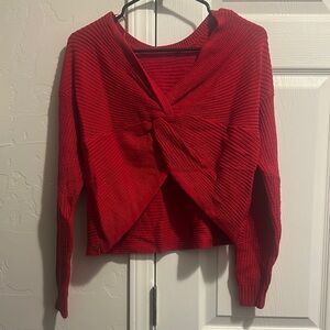 Red Reversible Sweater
